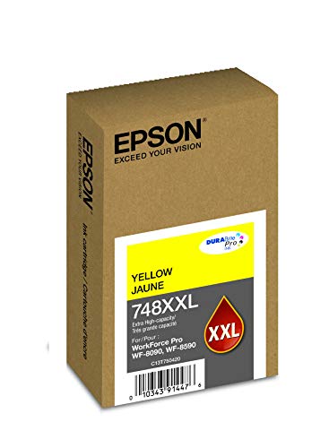 Epson DURABrite Pro T748XXL420 Ink Cartridge - Extra High Capacity Yellow