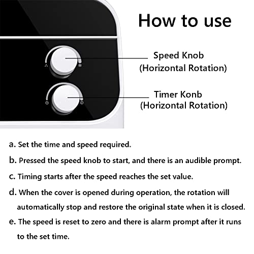[fonhunt] 110V 8x20ml 4000RPM 0-999min Timer Digital Display Electronic Manual Shipping from US