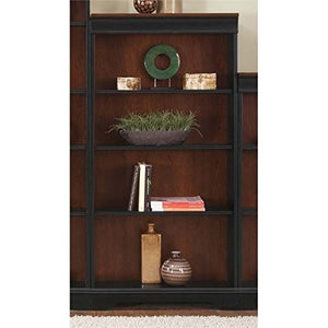 Liberty Furniture St. Ives Executive 4 Shelf Bookcase in Chocolate