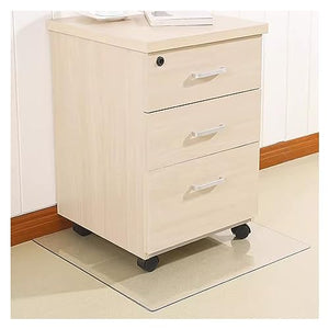 LZMZMQ Transparent PVC Desk/Chair Mat, Large Clear Carpet Protector, 2mm Thick Stainproof Doormat - 5/6/8/12/16/17 ft Sizes