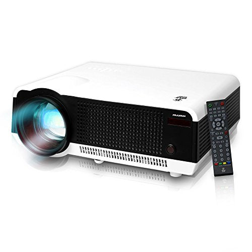 Pyle PRJLE82H LED HD Projector with 1080p Support Built-In Speakers and USB Flash Drive Memory Reader