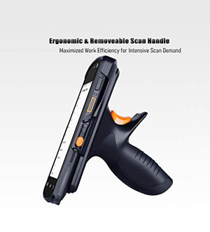 Rugged Extreme Android 9.0 Handheld Barcode Scanner - 5.7-inch Touch Screen | Honeywell N6703 2D Scan Engine | Dual Band WiFi | 4G LTE Wireless | Optional 5-Slot Dock Cradle