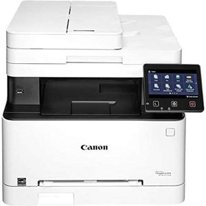 Canon imageCLASS MF644Cdw Wireless Laser All-in-One Color Printer, Print Scan Copy Fax, Automatic Duplex Document Feeder, 22 ppm, 600 x 600 dpi, Works with Alexa, Bundle with JAWFOAL Printer Cable.