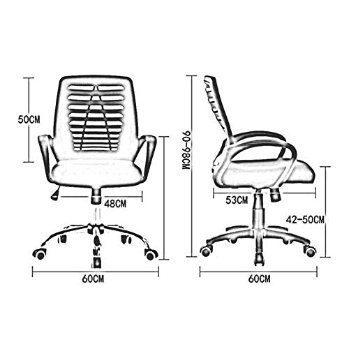 3D Surround Padded Seat Cushion for Office Work (Color: D)