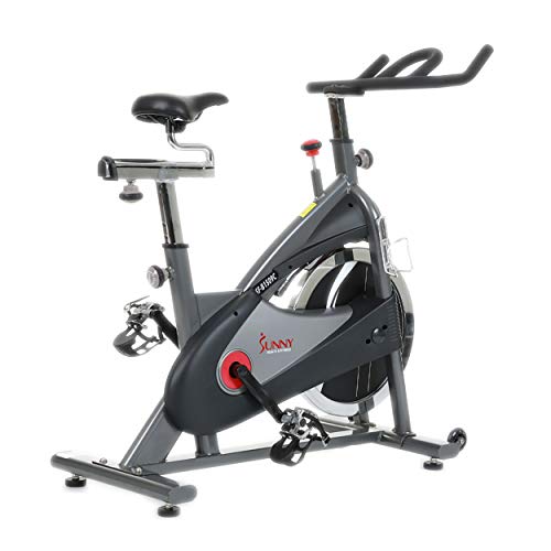 Sunny Health & Fitness SF-B1509C Chain Drive Premium Indoor Cycling Exercise Bike, Gray