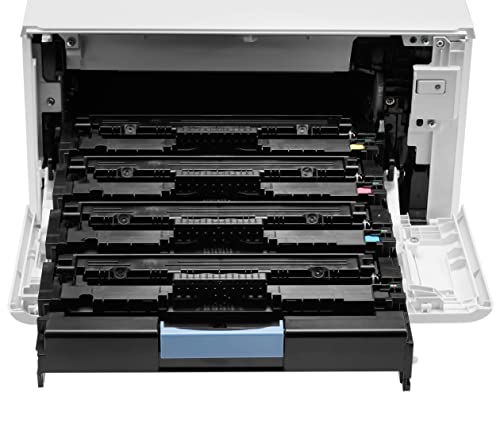 HP Laserjet Pro M479fdwB Wireless Color All-in-One Laser Printer for Home Office, White - Print Scan Copy Fax - 28 ppm, 600 x 600 dpi, 8.5 x 14, Auto Duplex Printing, 50-Page ADF, Ethernet, Bluetooth