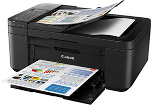 Canon PIXMA TR45 20 All-in-One Wireless Color Inkjet Printer for Business Home Office, Black - Print Scan Copy Fax - 4800 x 1200 dpi, Auto 2-Sided Printing, 8.5 x 14 Max Print Size, 20-Sheet ADF