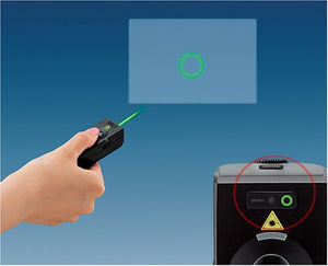 Kokuyo green laser pointer pointer shape changes UD shape ELA-GU94N