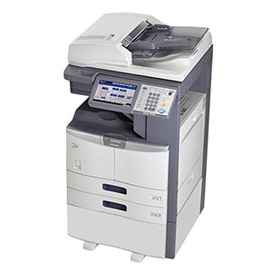 Toshiba E-STUDIO 205SE Black and White MFP Copier/Printer/Scanner All-in-One - 11x17, 20ppm, Copy, Print, Scan, Network, Duplex, USB, 2 Trays and Cabinet (Certified Refurbished)