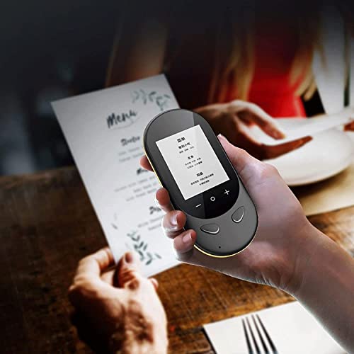 Voice Instant Language Translator Photo Translator 2.4 inch Touchscreen - 106 Languages Two Way Translator for Travel Shopping Business Language Learning White Black