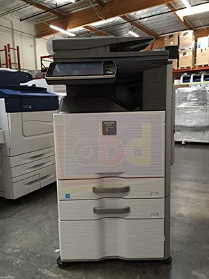 Refurbished Sharp MX-2640N Tabloid-size Color Digital Copier - 26ppm, Copy, Print, Scan, Network, USB 2.0, 2 Trays and Cabinet (Certified Refurbished)