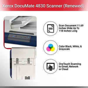 Xerox DocuMate 4830 Document Scanner (Renewed)