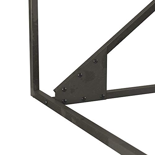 Bush Furniture Refinery 2 Person Workstation, Dark Gray Hickory