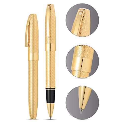Sheaffer Legacy Rollerball Pen Medium Black 23ct Gold Plated