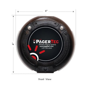 Pagertec Complete Coaster Paging System for Restaurants, Hospitals & Hotels | 1 Transmitter, 3 Charging Bases, 45 Long Range Pagers | Up to 2 Miles Range
