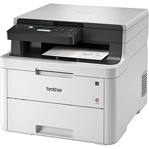 Brother HL-L3290CDWB Compact Digital LED Color All-in-One Laser Printer for Home Office with Convenient Flatbed Copy & Scan, Plus Wireless Duplex Printing, 25 ppm, 600x2400 dpi - Tillsiy Printer Cable