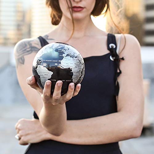 Black and Silver MOVA Globe 4.5"