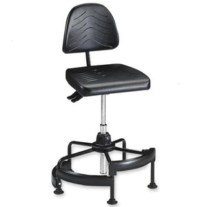 Safco Task Master Deluxe Industrial Drafting Chair in Dark Grey