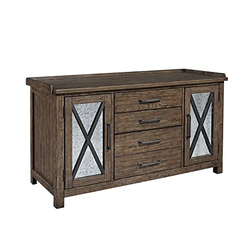 Liberty Furniture INDUSTRIES Sonoma Road Small Credenza, Light Brown, W56 x D22 x H31
