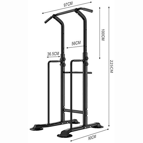 HMBB Strength Training Equipment Strength Training Dip Stands Adjustable Power Tower Dip Station Pull Up Bar Push Up Workout Abdominal Exercise