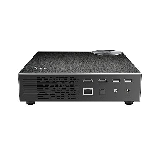 PIQS V 1100 Lumens DLP Portable Projector, Multimedia Video Projector Supporting 1080P, HDMI, USB, for Movie Theater, TVs, Laptops, Games, Smartphones