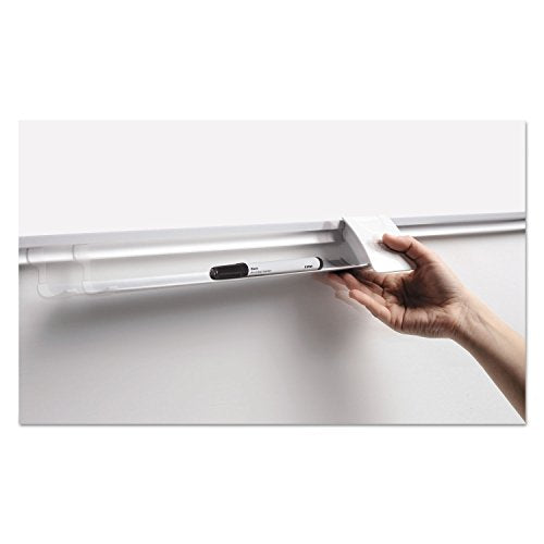 MasterVision Magnetic Platinum Plus Porcelain Dry Erase 1 x 2 inch Grid Planner, 48 x 72 inches Aluminum Frame (CR1230830)