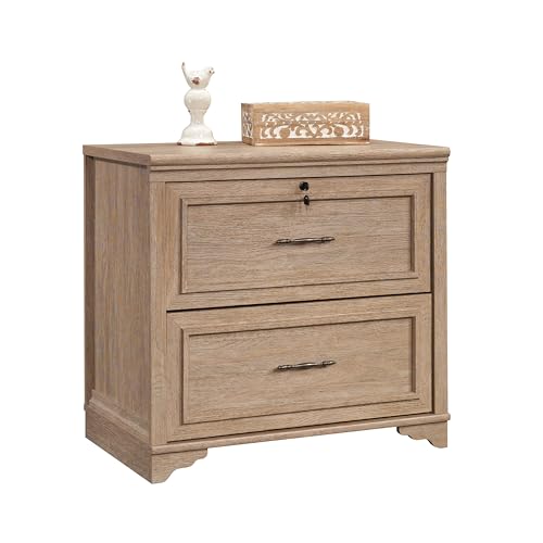 Sauder Rollingwood Lateral File Cabinet, Brushed Oak Finish, 31.5" x 20.0" x 29.76