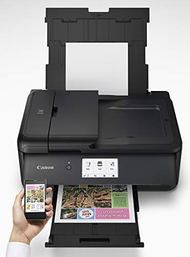 Canon PIXMA TS9520 Wireless Photo All In one Printer | Scanner | Copier | Mobile Printing with AirPrint and Google Cloud Print, Black, Amazon Dash Replenishment Ready