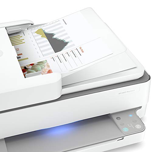 HP ENVY Pro 6455 Wireless All-in-One Printer, Mobile Print, Scan & Copy, Auto Document Feeder, Works with Alexa (5SE45A)