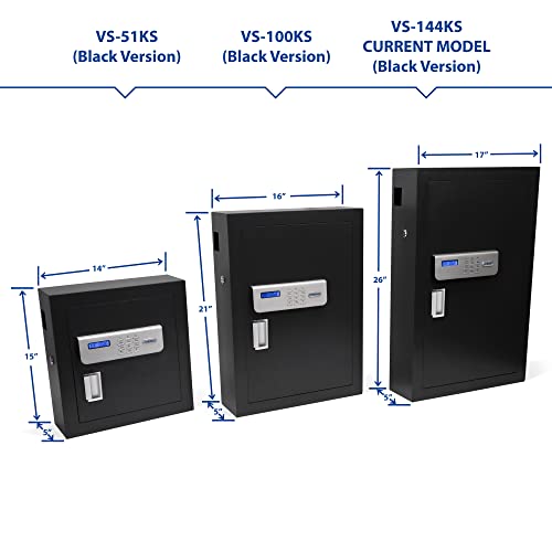 Viking Security Safe VS-144KS Heavy duty Key Safe Key Cabinet with Lockable Drop Slot 144 Key Capacity