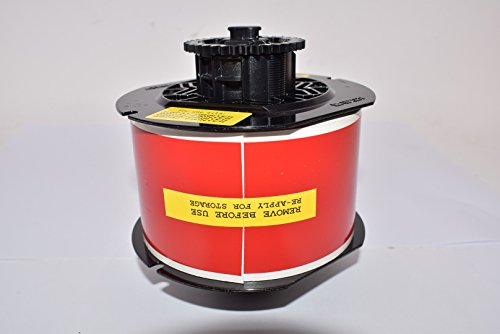 Brady Red Vinyl Film Label Tape Roll, Indoor/Outdoor Label Type, 100 ft. Length, 2-1/4" Width - B30C-2250-595-RD