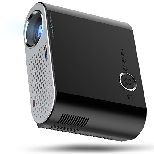 Portable Video Projector,Umootek GP90 Home Theater LCD Projector HD 1080p use at Home Theater/Entertainment/Movie/Party/Game with HDMI/VGA interface for Computer/Laptop/iPad/Smartphone
