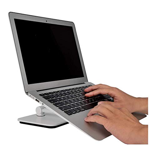 Laptop Stand for Desk, Mobile Phone Stand, Adjustable Multi-Angle Notebook Riser, Foldable Portable Ergonomic Computer Desktop Laptop Holder for Desk, Home Office Furniture Set (White)