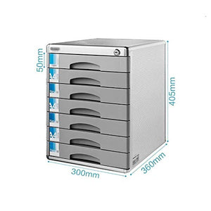 WASHLA Lockable Desktop File Cabinet - High-Hardness Aluminum Alloy Organizer