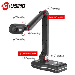 JOYUSING V500 8MP Document Camera - Portable USB Visualizer for Teachers & Distance Learning