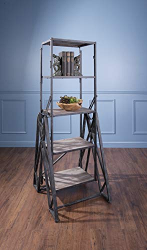 IMAX 65297 Convertible Console Table Bookshelf - Storage Cabinet with Handcrafted Finish. Cabinets, Racks and Shelves