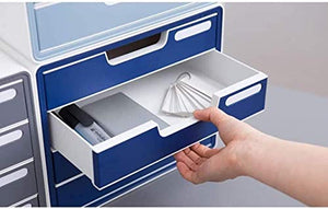noxozoqm Four-Layer File Cabinet Office and Household Storage Drawer Extension Cabinet