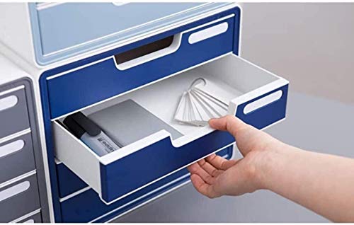 noxozoqm Four-Layer File Storage Cabinet with Blank Label - 29x34x24cm