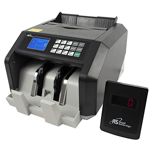 Royal Sovereign High Speed Money Counting Machine, with UV, MG, IR Counterfeit Bill Detector & Value Counting (RBC-ES250)