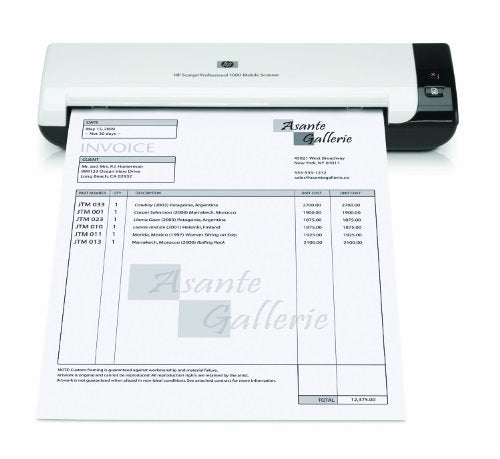 HP Scanjet Professional 1000 Mobile Scanner, (L2722A)