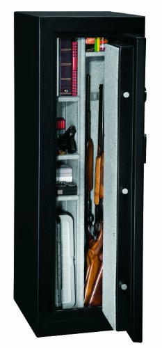 Stack-On FS-14-MB-E 14-Gun Fire Resistant Safe with Electronic Lock, Matte Black