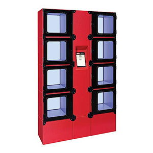 Hatco Corporation F2G-24-C Flav-R 2-Go Floor Mount Food Locker System, 45-17/50"W, (8) Lockers, High Wattage