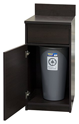 Breaktime 1 Piece Group Model 2085 Break Room Lunch Room Furniture Cabinet"Ready-To-Install/Ready-To-Use", Color Espresso