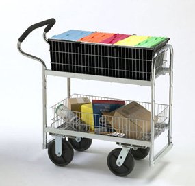 Charnstrom Medium Ergo Cart with Hard Poly 8-Inch Casters (M107)