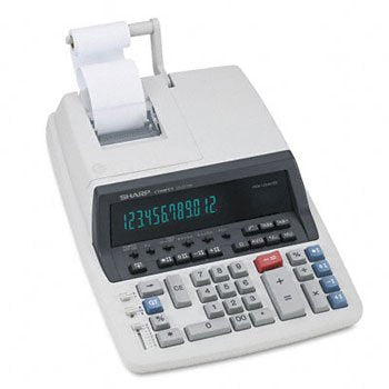 Sharp QS2770H Two-Color Commercial Ribbon Printing Calculator CALCULATOR,12DGT PRNT/DSP (Pack of2)