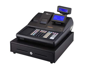 HK SYSTEMS HK-7215 Electronic Cash Register, 60 Keys Raised Keyboard, with Receipt and Journal Printers