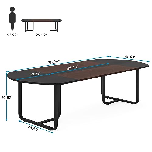 LITTLE TREE 70.86'' Curved Extra Large Executive Desk