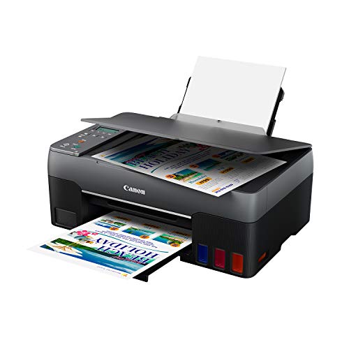 Canon G2260 All-in-One Wired Supertank (MegaTank) Printer | Copier | Scanner| USB Connectivity, Black, one Size (4466C002)