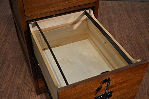 Crafters and Weavers Mission Oak 4 drawer File Cabinet Office Cabinet