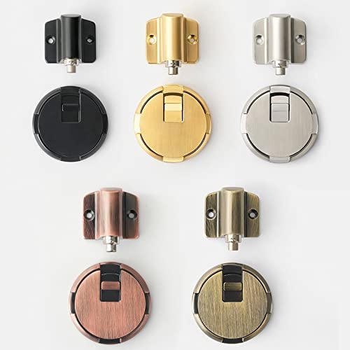 Zinc Alloy Mechanical Door Stop Nail Free Door Stopper - White-Fruit peach5, Size 1